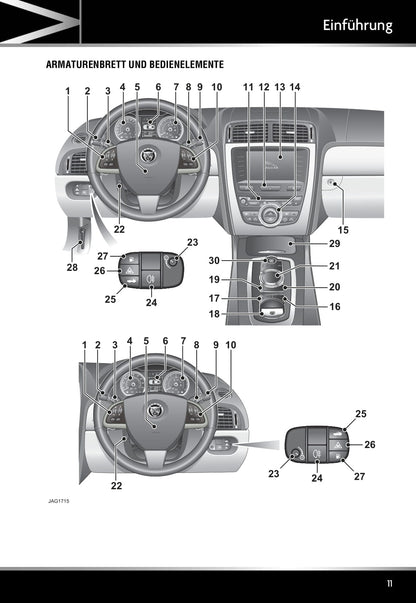 2011-2012 Jaguar XK Owner's Manual | German