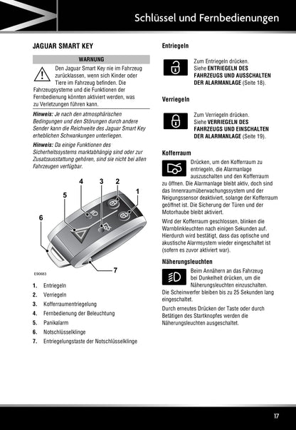 2011-2012 Jaguar XK Owner's Manual | German