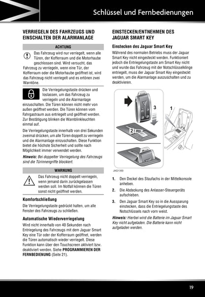 2011-2012 Jaguar XK Owner's Manual | German