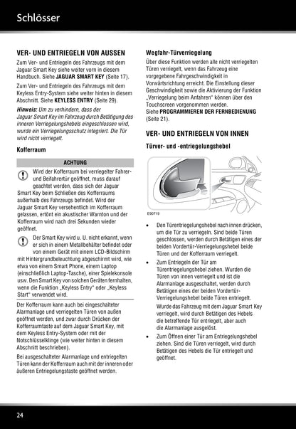 2011-2012 Jaguar XK Owner's Manual | German