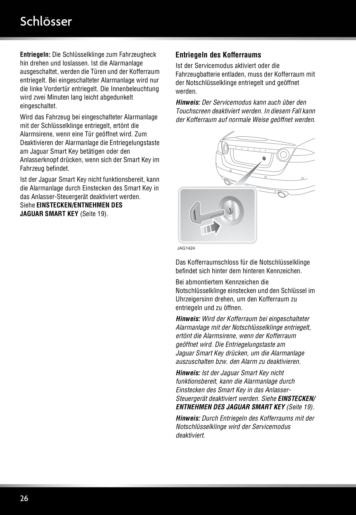 2011-2012 Jaguar XK Owner's Manual | German