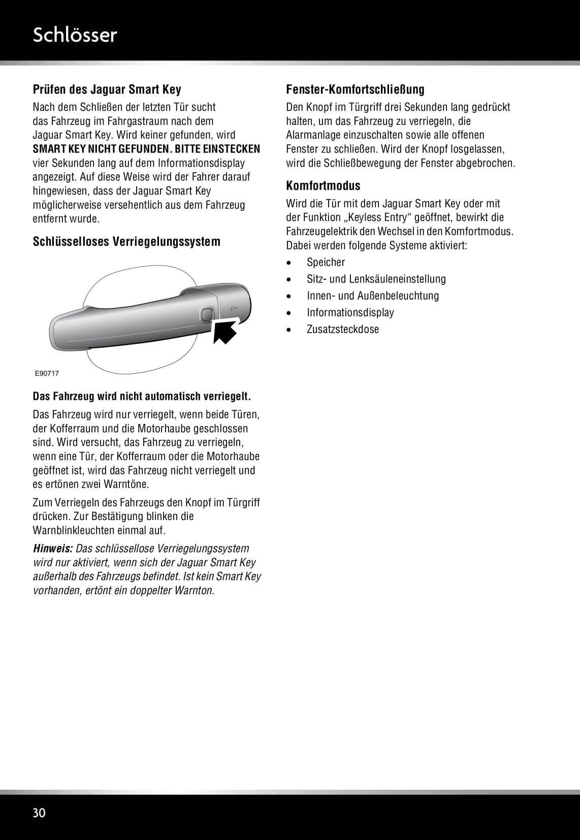 2011-2012 Jaguar XK Owner's Manual | German