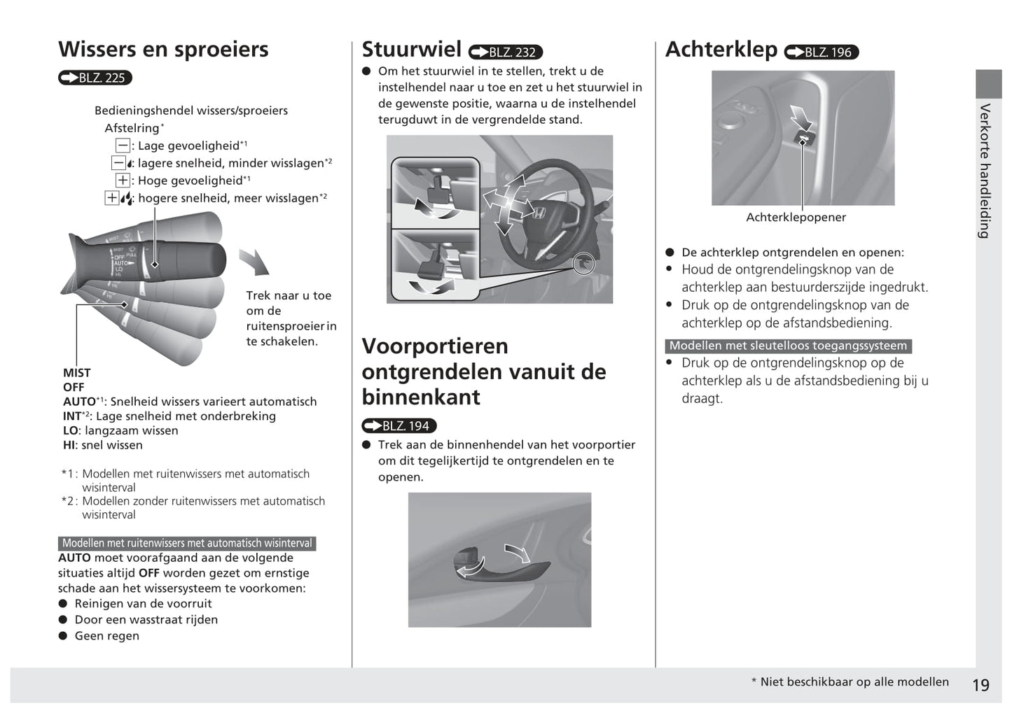 2017-2018 Honda Civic Sedan Gasoline Owner's Manual | Dutch