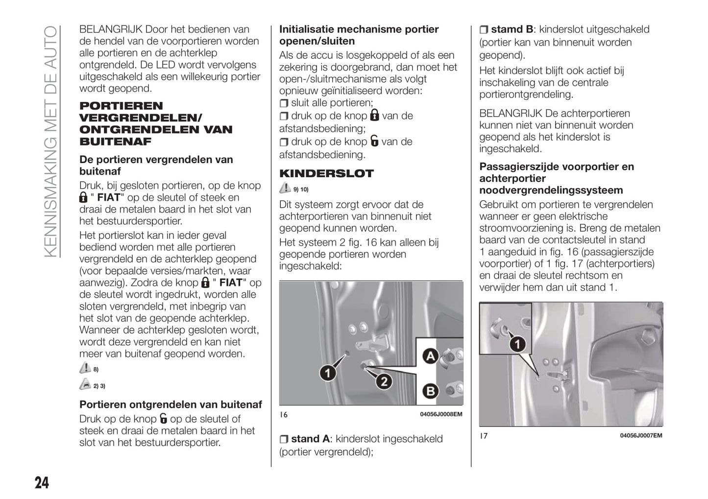 2018-2019 Fiat Tipo Owner's Manual | Dutch