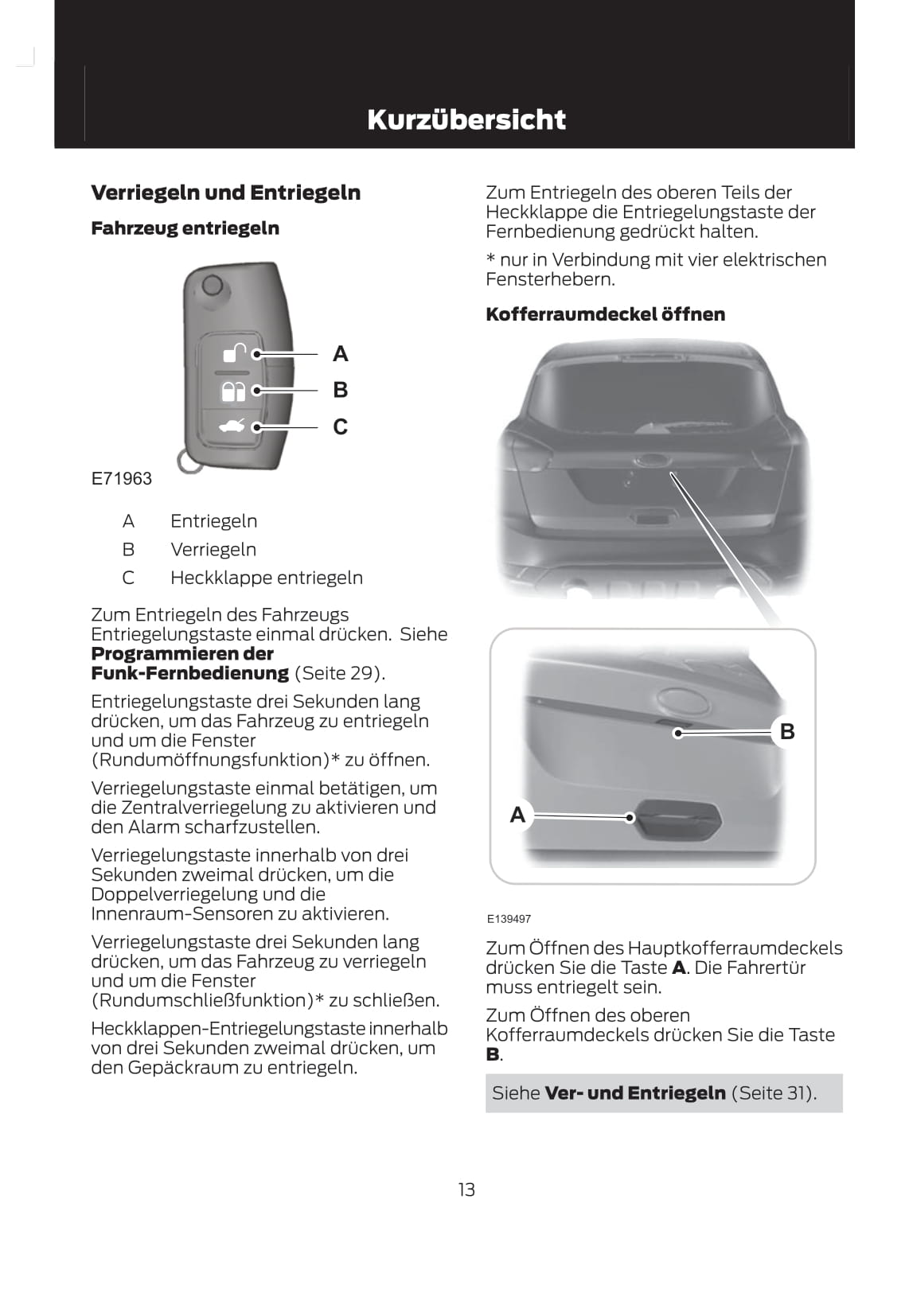 2011-2013 Ford Kuga Gebruikershandleiding | Duits