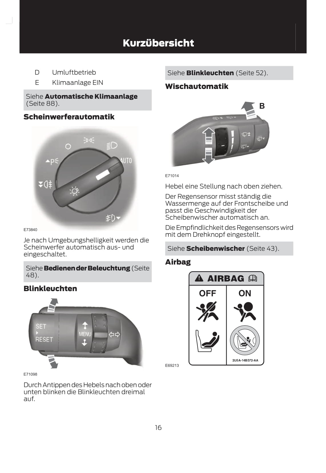 2011-2013 Ford Kuga Gebruikershandleiding | Duits