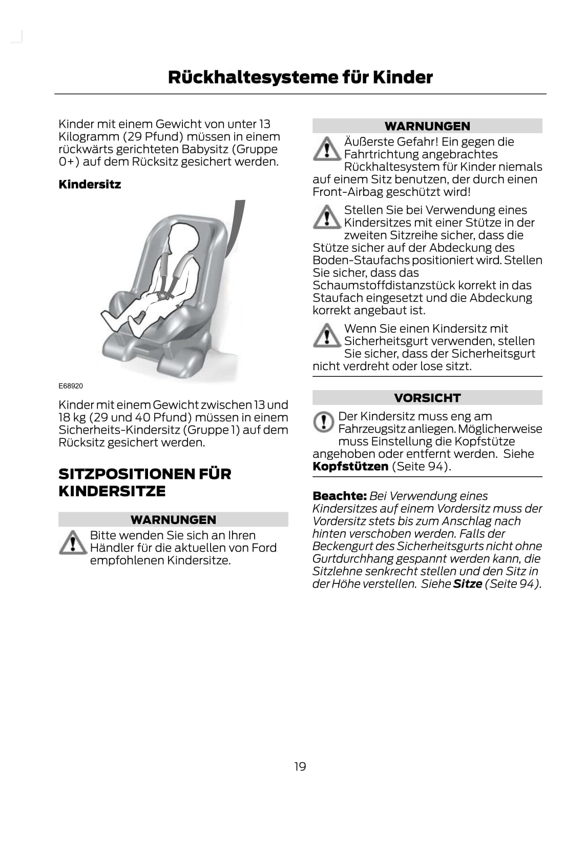 2011-2013 Ford Kuga Gebruikershandleiding | Duits