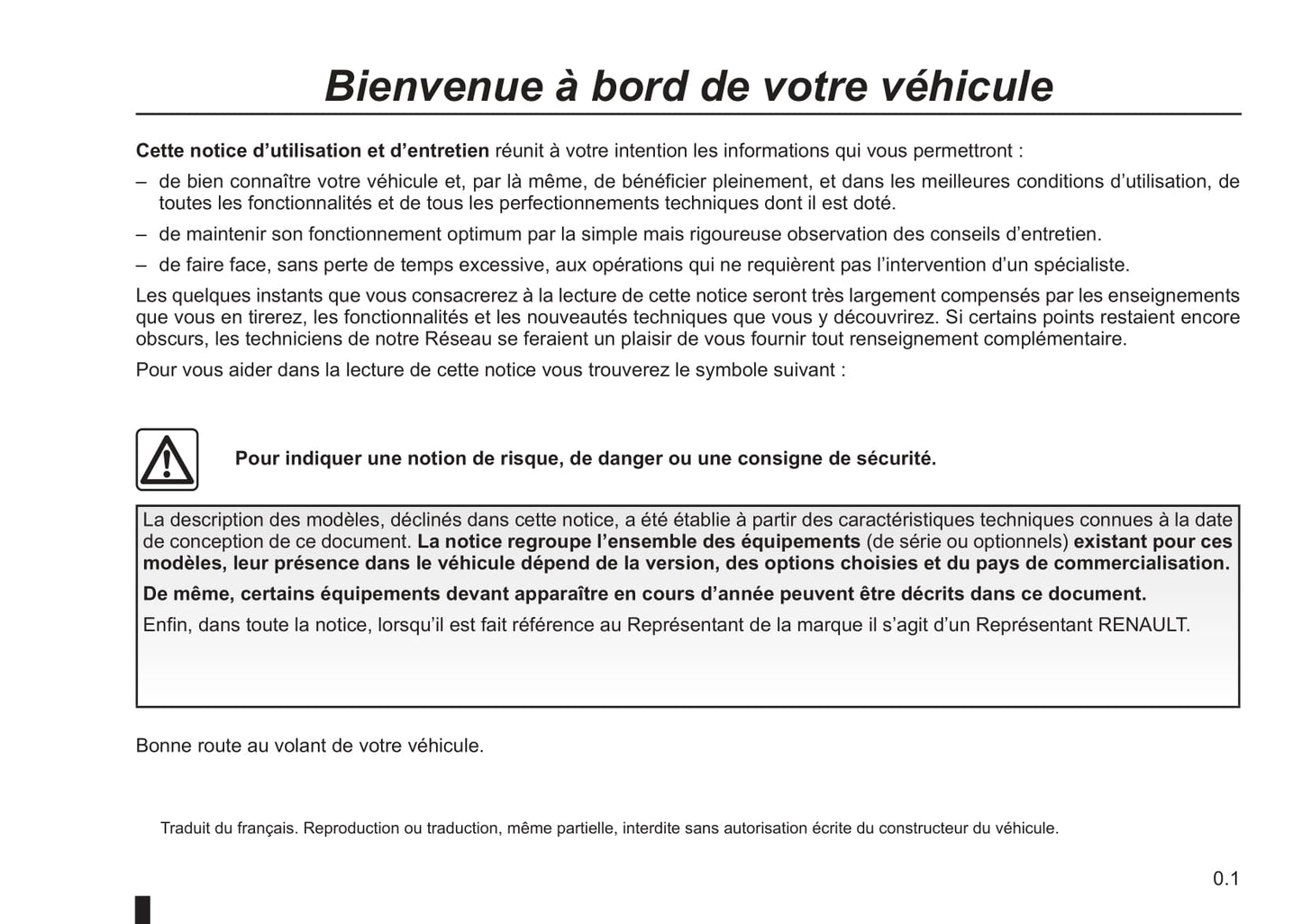 2012-2013 Renault Espace Owner's Manual | French