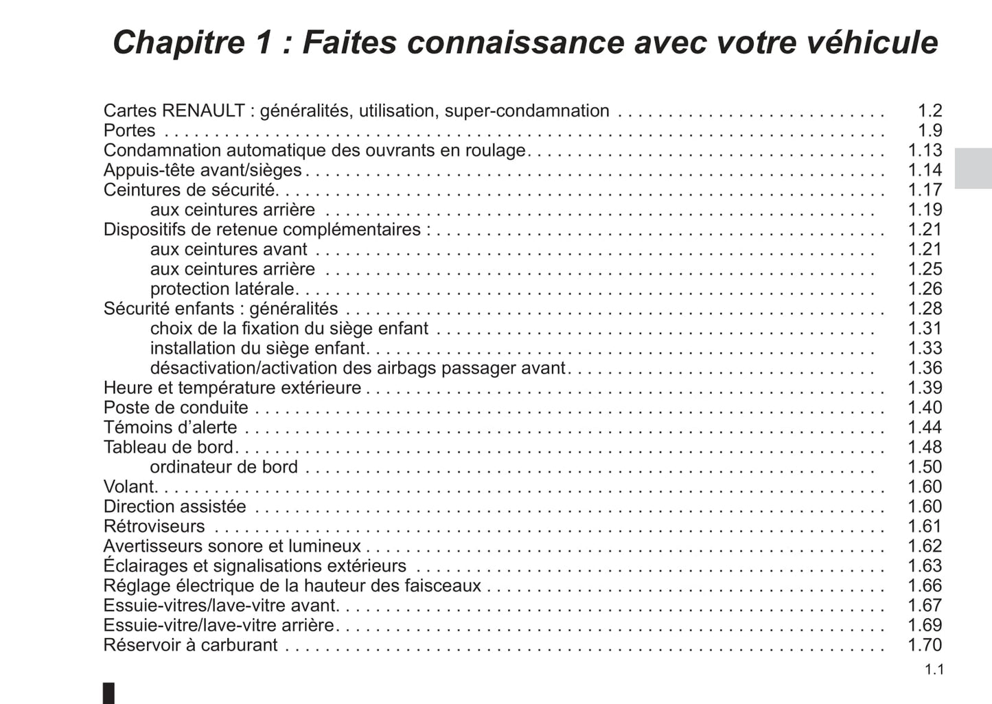 2012-2013 Renault Espace Owner's Manual | French