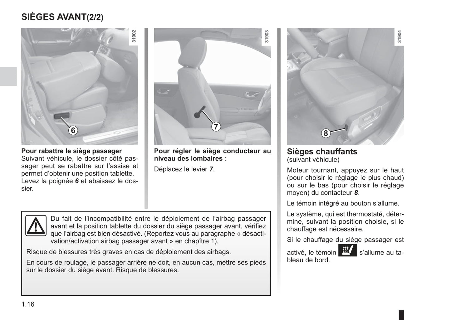 2012-2013 Renault Espace Owner's Manual | French