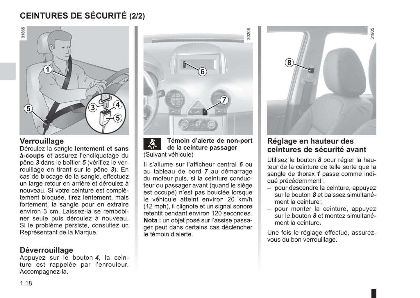 2012-2013 Renault Espace Owner's Manual | French