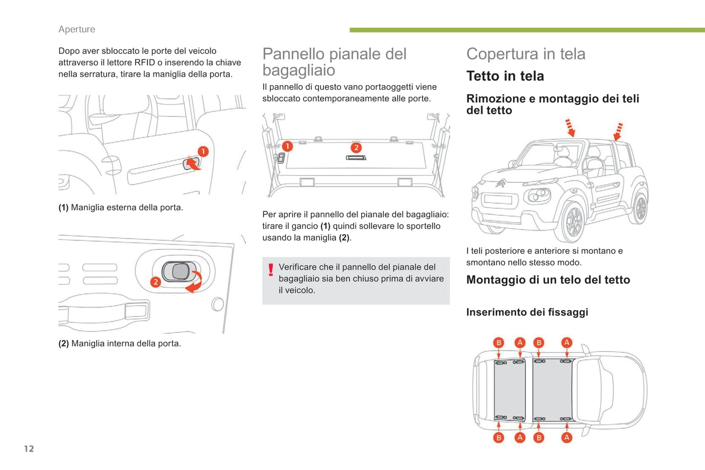 2017-2019 Citroën e-Mehari Gebruikershandleiding | Italiaans