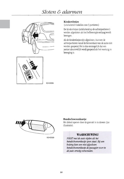 1996-1999 Rover 200 Serie Owner's Manual | Dutch