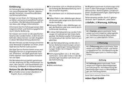 2005-2010 Opel Meriva Owner's Manual | German