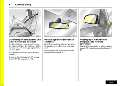 2005-2010 Opel Meriva Owner's Manual | German