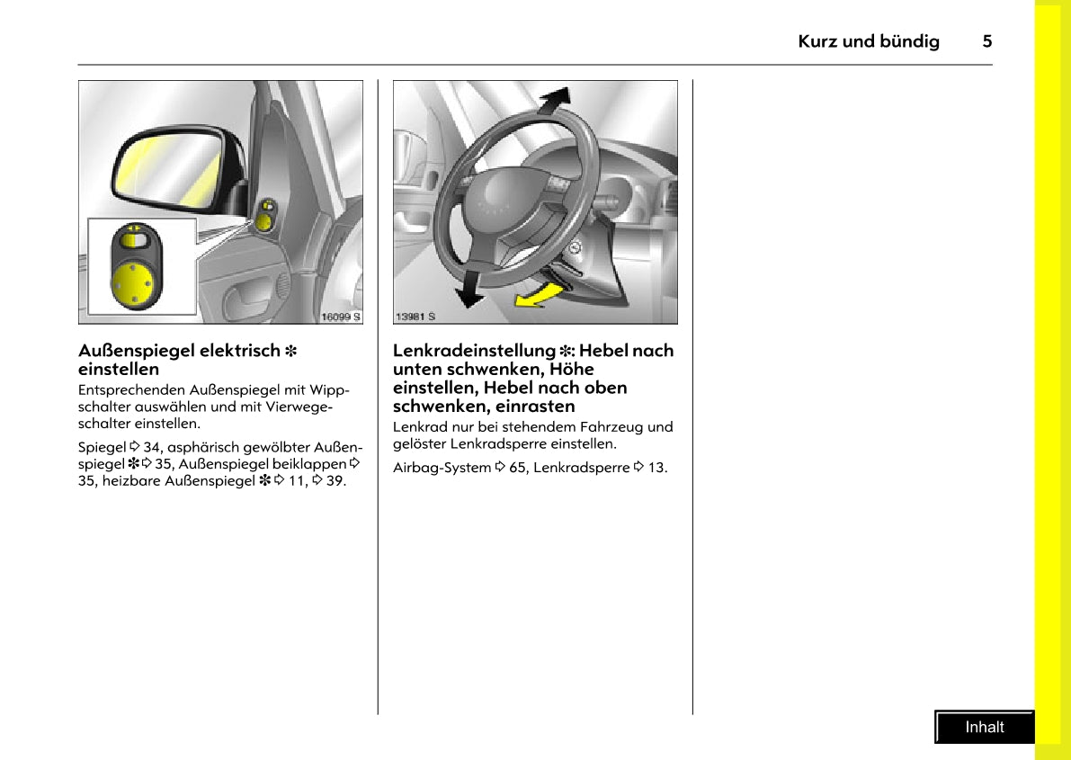 2005-2010 Opel Meriva Owner's Manual | German