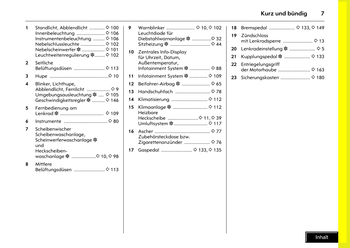 2005-2010 Opel Meriva Owner's Manual | German