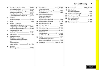 2005-2010 Opel Meriva Owner's Manual | German