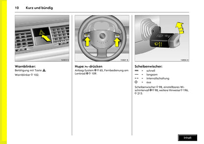 2005-2010 Opel Meriva Owner's Manual | German