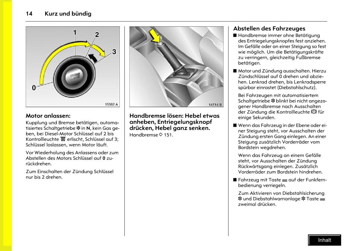 2005-2010 Opel Meriva Owner's Manual | German