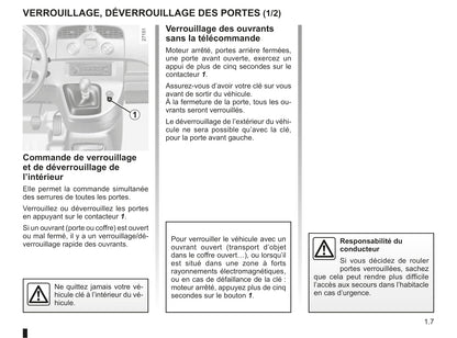 2011-2012 Renault Kangoo Be Bop Owner's Manual | French