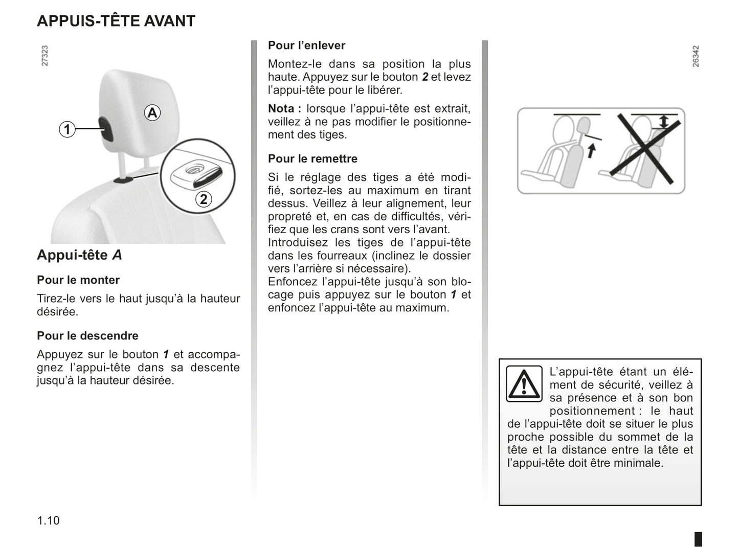 2011-2012 Renault Kangoo Be Bop Owner's Manual | French