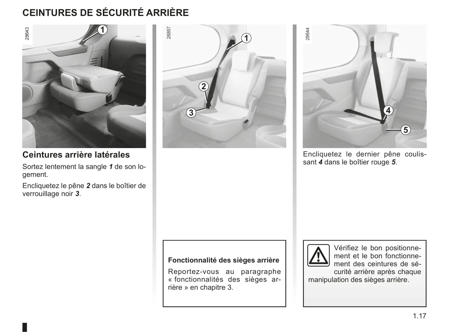 2011-2012 Renault Kangoo Be Bop Owner's Manual | French