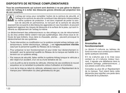 2011-2012 Renault Kangoo Be Bop Owner's Manual | French