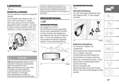 2018-2019 Fiat Panda Owner's Manual | German