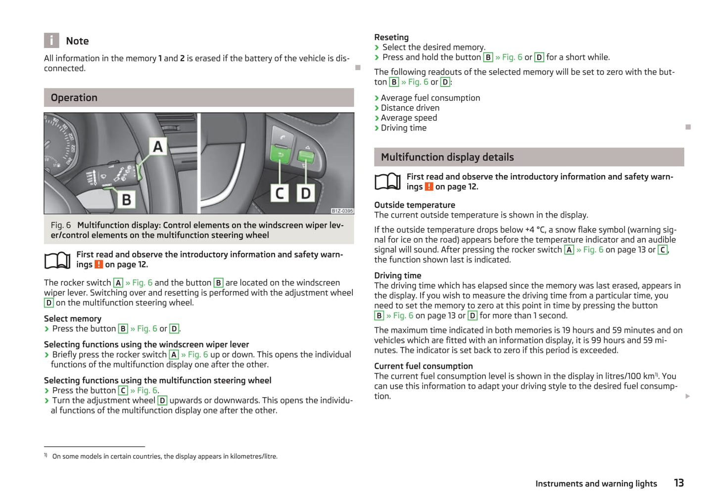 2009-2010 Skoda Octavia Owner's Manual | English