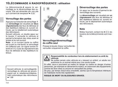 2019-2020 Renault Captur Owner's Manual | French