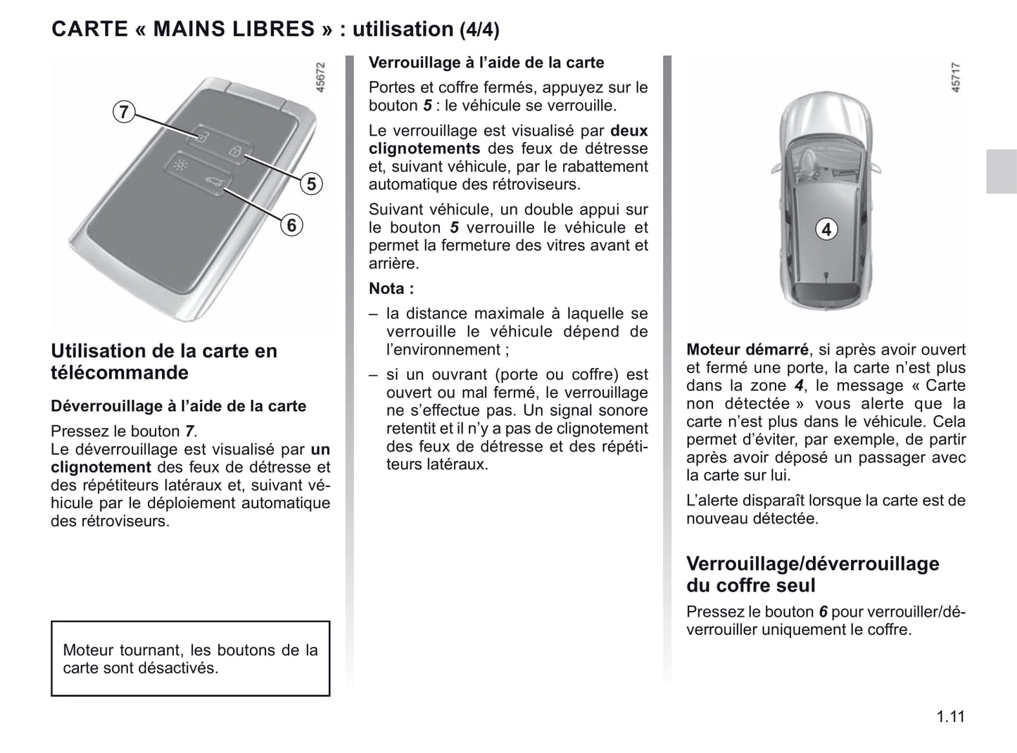 2019-2020 Renault Captur Owner's Manual | French