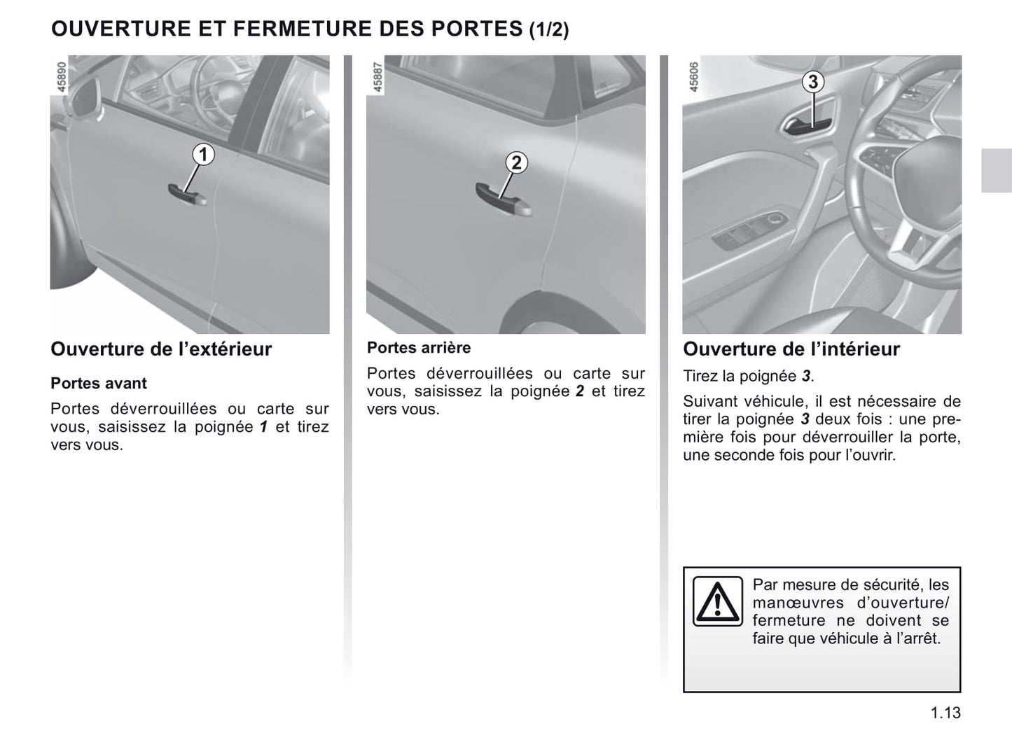 2019-2020 Renault Captur Owner's Manual | French