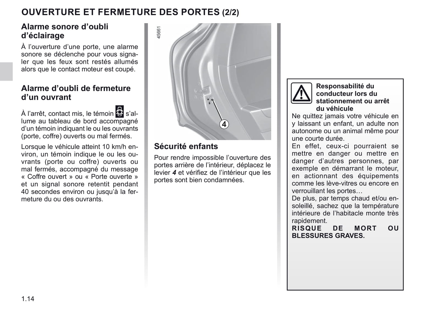 2019-2020 Renault Captur Owner's Manual | French