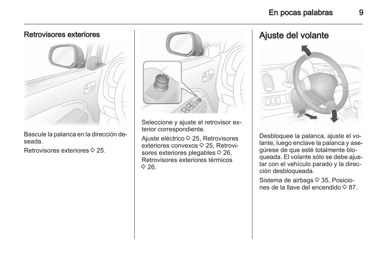 2008-2015 Opel Agila Bedienungsanleitung | Spanisch