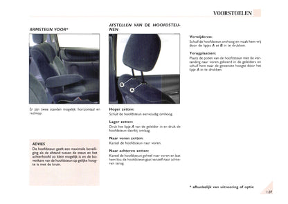 2000-2002 Renault Espace Owner's Manual | Dutch