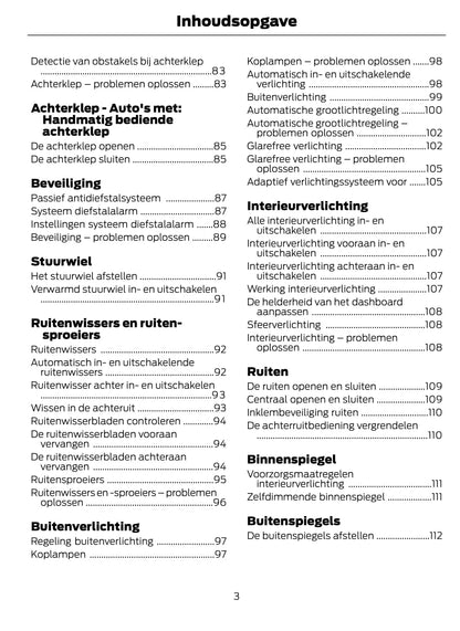 2020-2021 Ford Mustang Mach-E Owner's Manual | Dutch