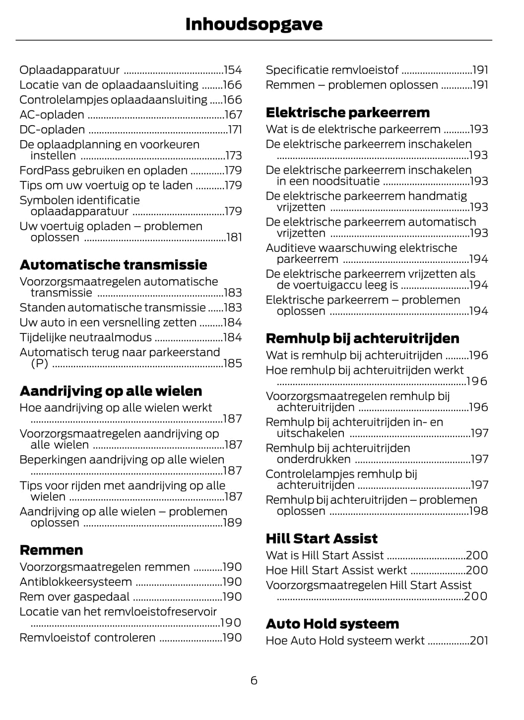 2020-2021 Ford Mustang Mach-E Owner's Manual | Dutch