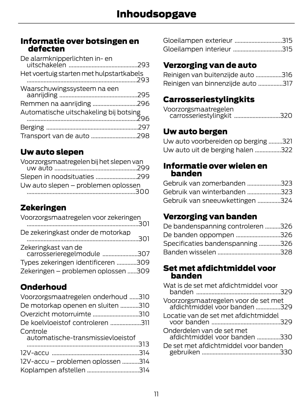 2020-2021 Ford Mustang Mach-E Owner's Manual | Dutch