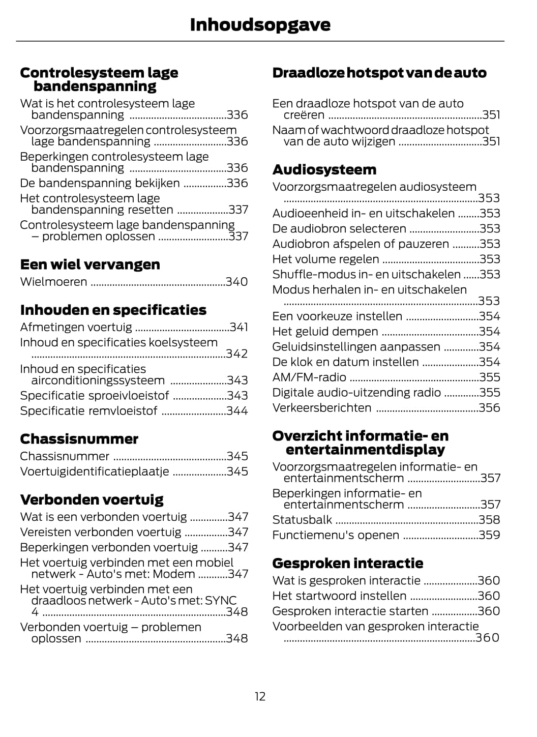 2020-2021 Ford Mustang Mach-E Owner's Manual | Dutch