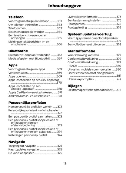 2020-2021 Ford Mustang Mach-E Owner's Manual | Dutch