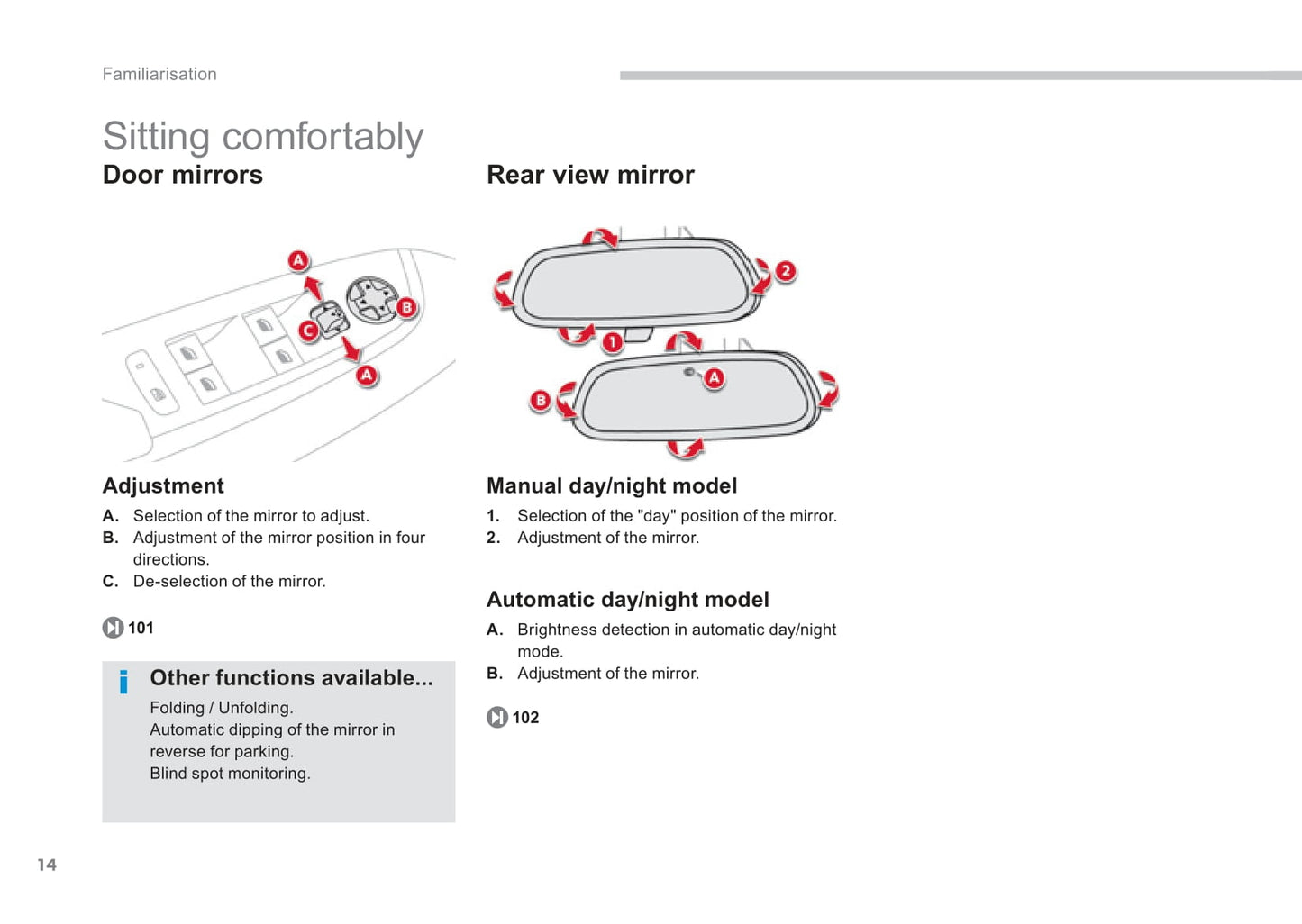 2013-2014 Citroën C4 Picasso/Grand C4 Picasso Gebruikershandleiding | Engels