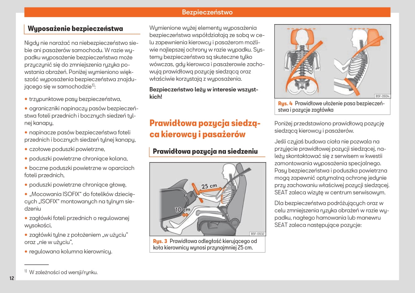 2019-2020 Seat Ateca Owner's Manual | Polish