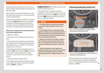 2019-2020 Seat Ateca Owner's Manual | Polish