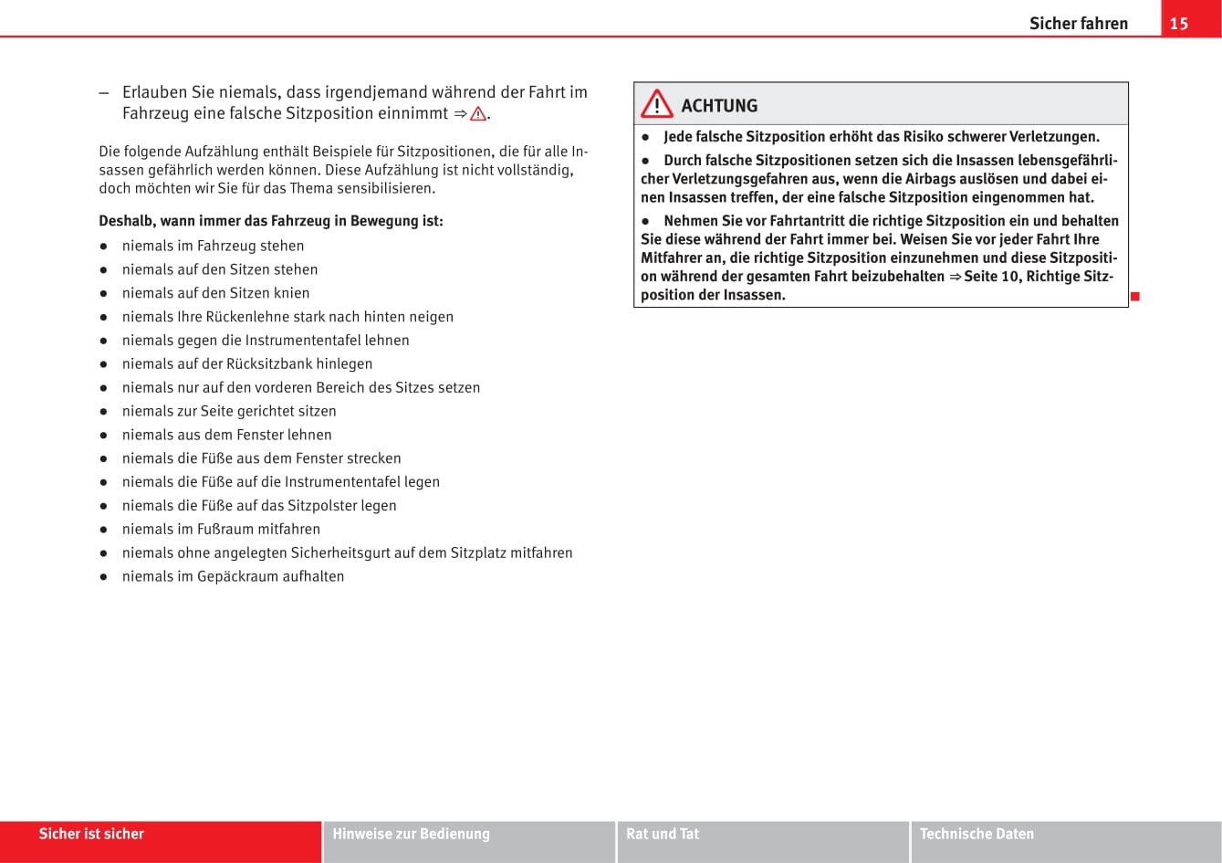 2012-2013 Seat Exeo ST Owner's Manual | German