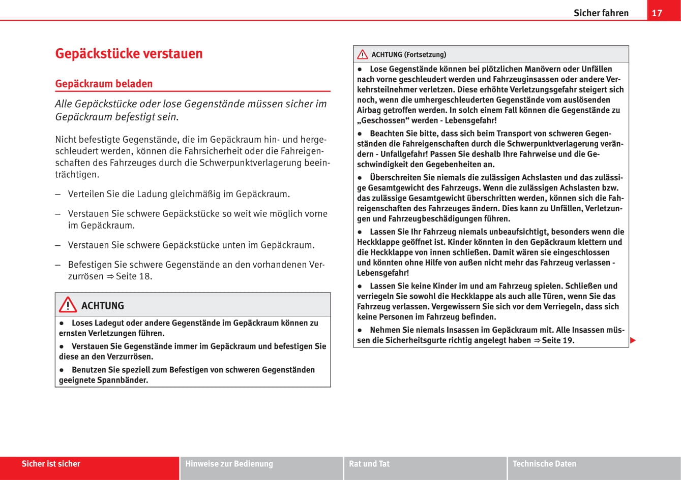 2012-2013 Seat Exeo ST Owner's Manual | German