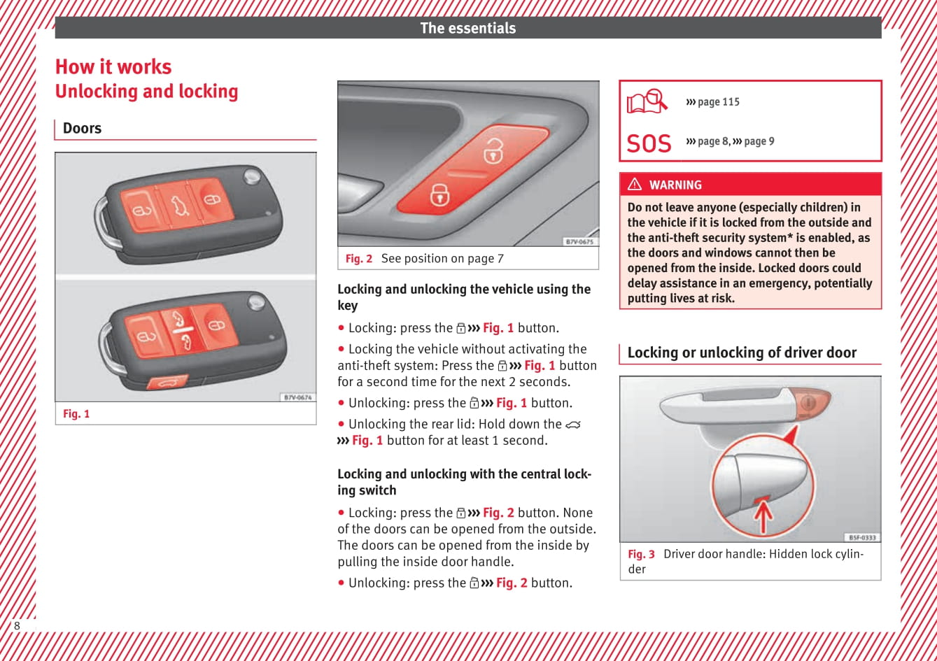 2015-2016 Seat Alhambra Owner's Manual | English