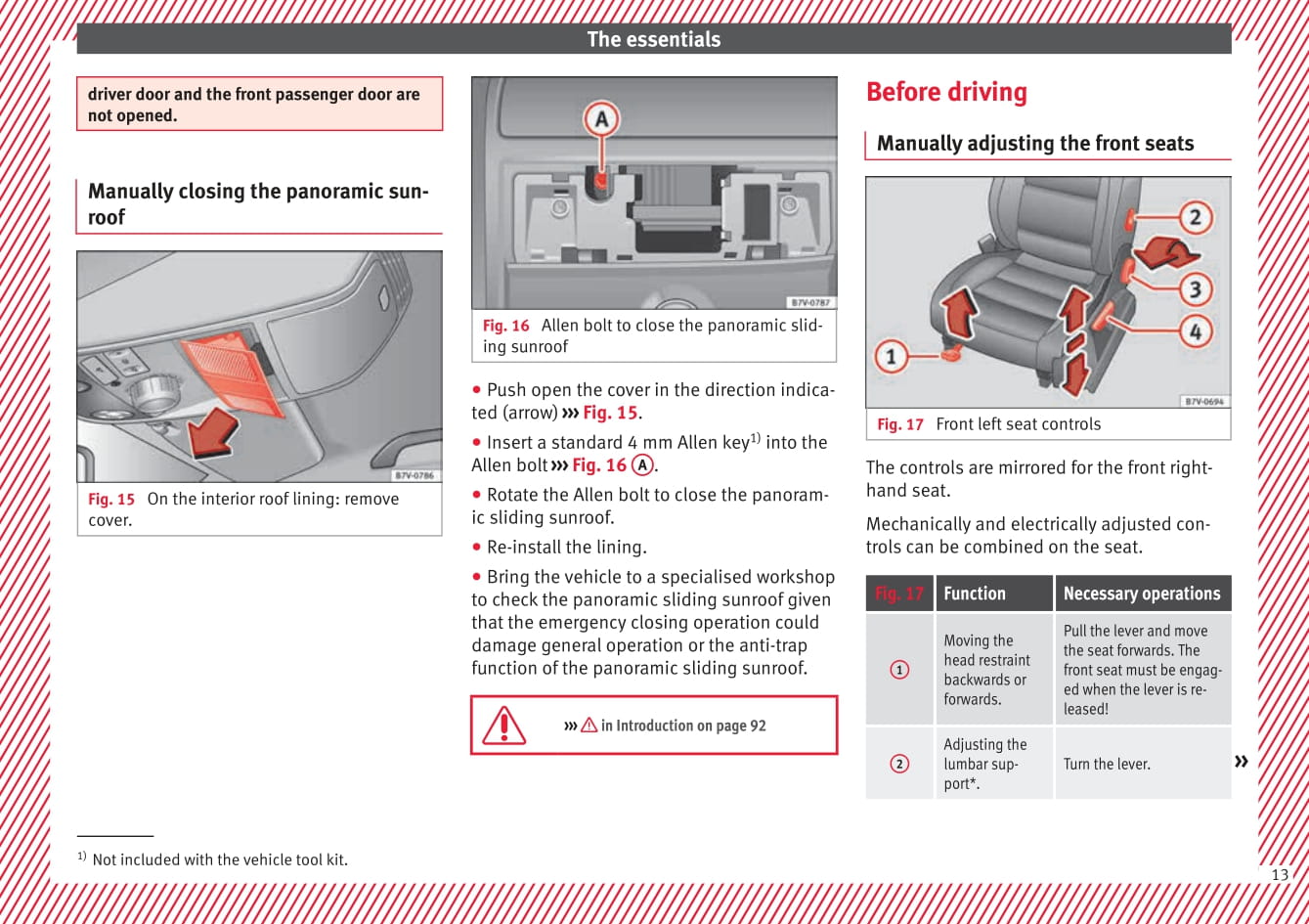 2015-2016 Seat Alhambra Owner's Manual | English