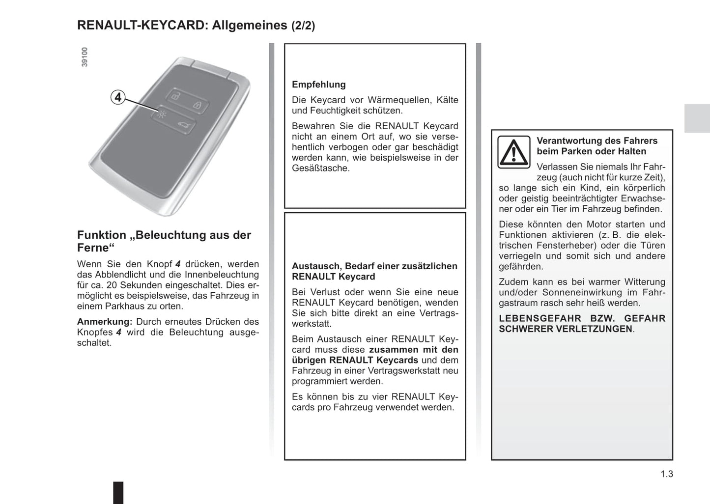 2016-2017 Renault Espace Owner's Manual | German