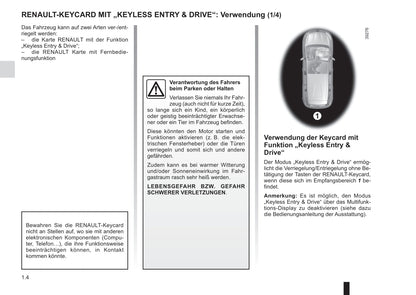 2016-2017 Renault Espace Owner's Manual | German